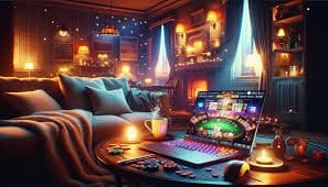 Antarmuka permainan slot Mahjong Ways dan Gates of Olympus dengan indikator taruhan aktif
